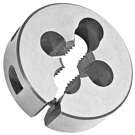 Toolmex 9/16"-24 HSS, Import Round Adjustable Die, Special Thread, Left Hand, 1-1/2" OD 5-808-344